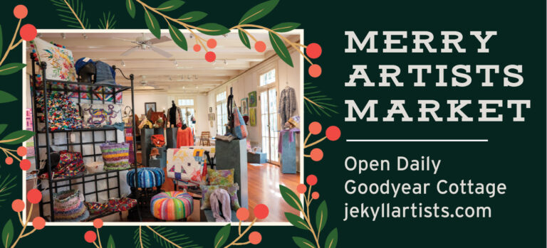 Merry Artists Holiday Market at Goodyear Cottage on Jekyll Island